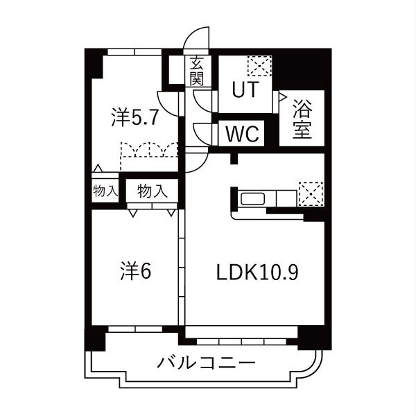 ヴォーネン元町NORTHの間取り写真