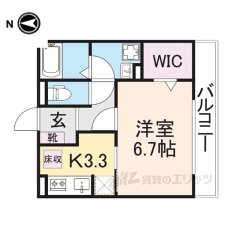 Bizet中筋の間取り写真