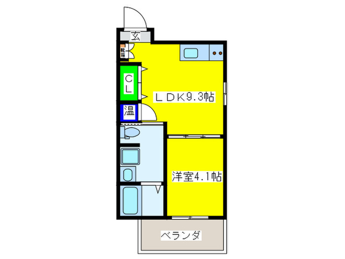 Fメゾン西加賀屋I番館の間取り写真