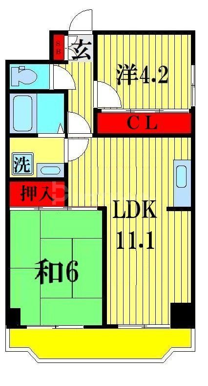 メゾンドベール早稲田Iの間取り写真