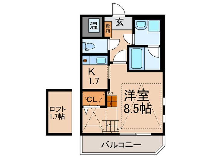 アドラ-ブルコ-トの間取り写真