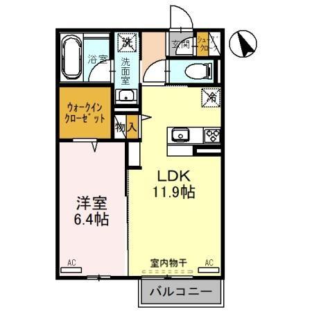 パインディライトの間取り写真