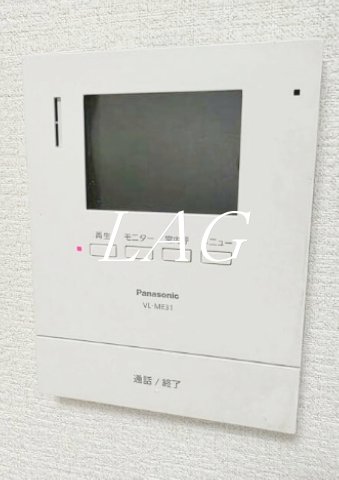 セキュリティ　モニター付きインターホンです。