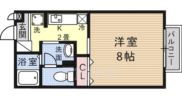 ヴィラ歌島の間取り写真