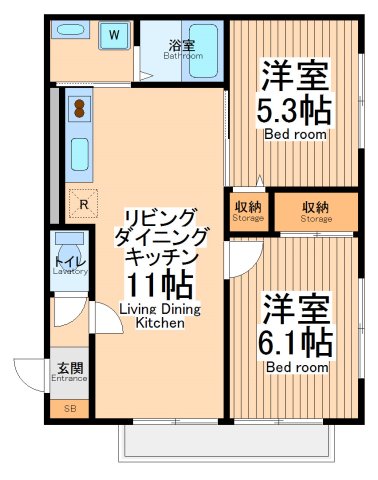シャトープレジールの間取り写真
