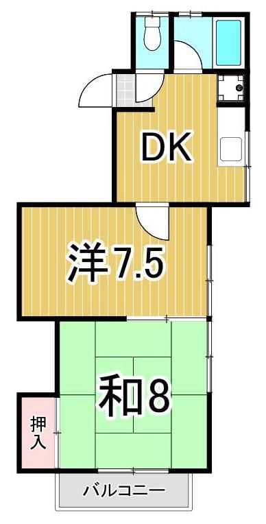 パレスホリケ９の間取り