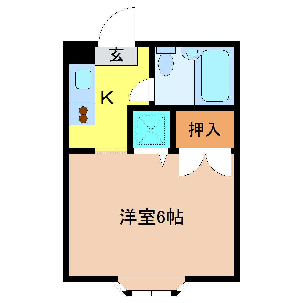 アリス下館第３の間取り