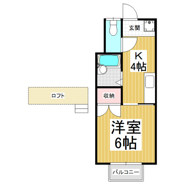 ハイツオリーブの間取り