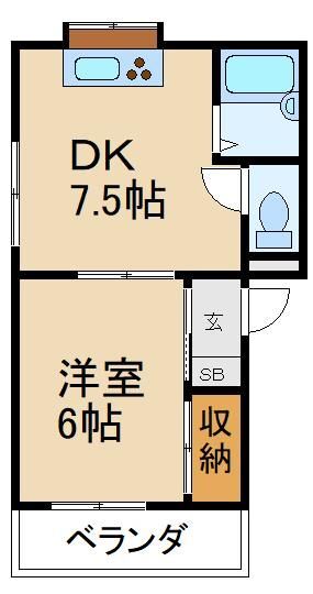 大京寿町マンションの間取り