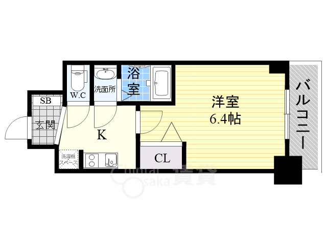 プレサンス新大阪イオリアの間取り