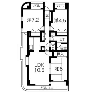 クレスの間取り