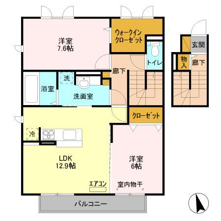 カームベリーＣの間取り