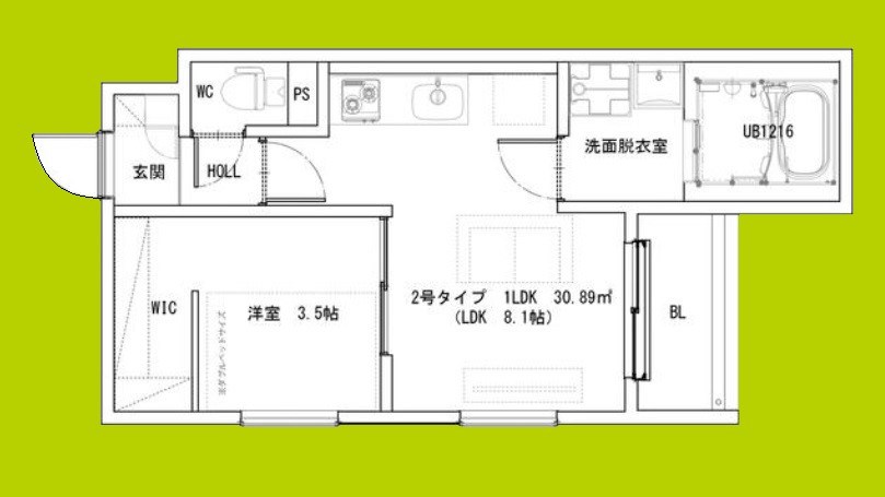 REGALEST　七道希の間取り