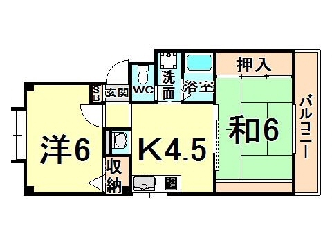 ロイヤルカーサ原の間取り