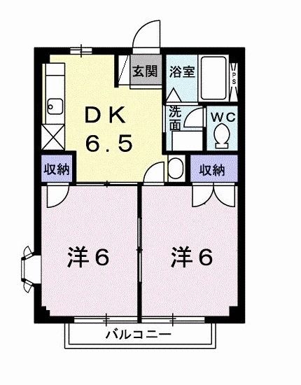 ヒカリハイツの間取り