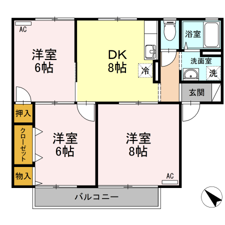 ドリーム末武の間取り