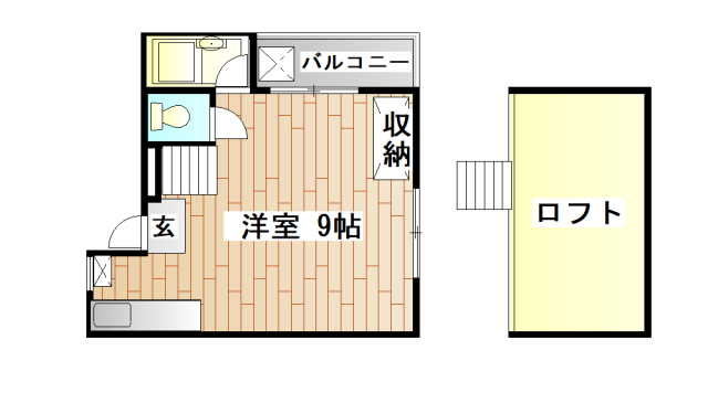 レイナ・ピノ道明寺の間取り