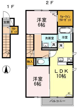 シテラデューズＡの間取り