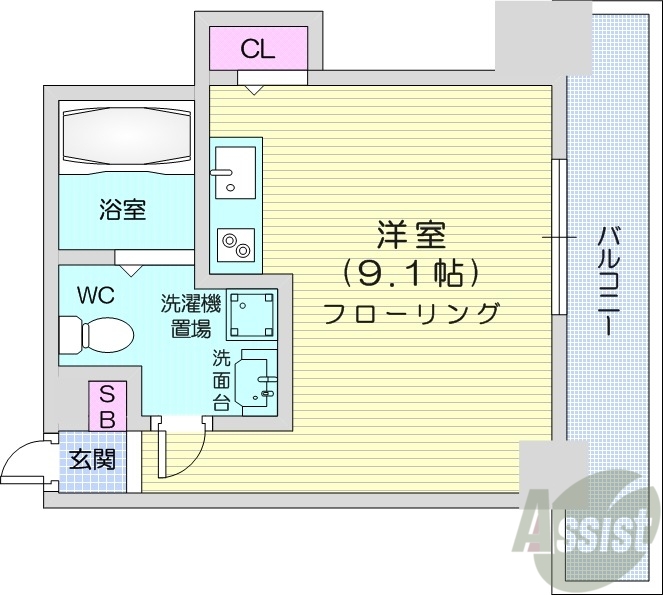 ジュエルタワーの間取り