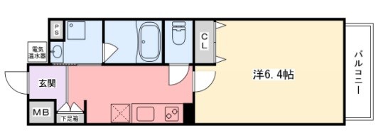 姫路市船丘町のマンションの間取り