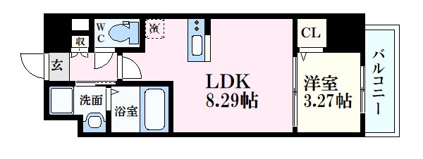 サムティ舟入IIの間取り