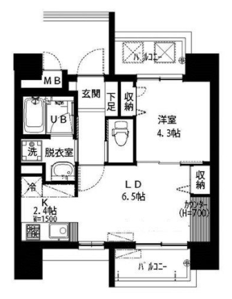 ブランシュール北町の間取り