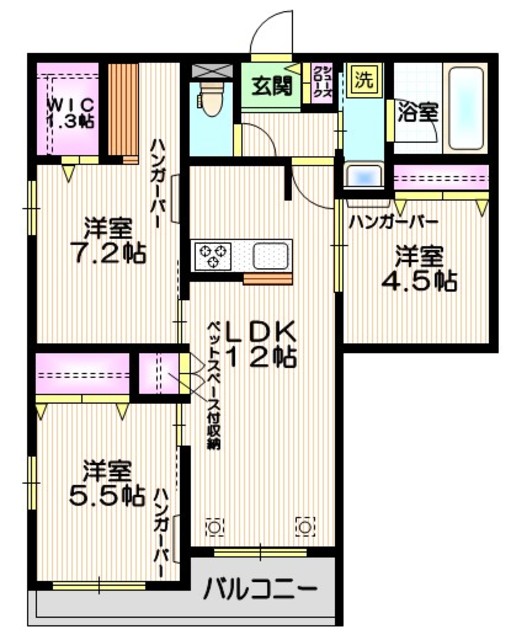 （仮称）田柄４丁目マンションの間取り