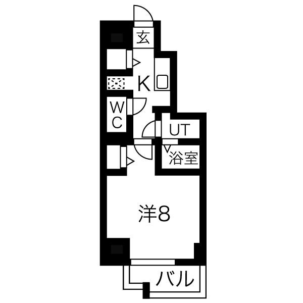 【ファステート名古屋駅前アルティスの間取り】