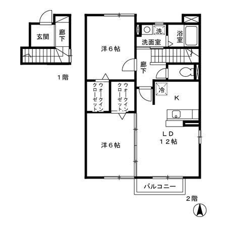 【アミティ　Ａの間取り】