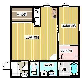 【（仮）フォルテ東町の間取り】