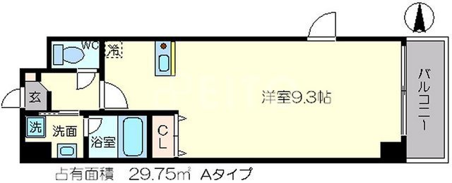 エスヴルバード一乗寺の間取り