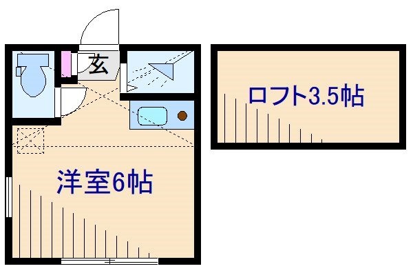 ユナイト岸根アルベルトの間取り