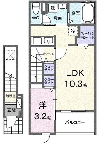 【ライフシティ　グランエールの間取り】