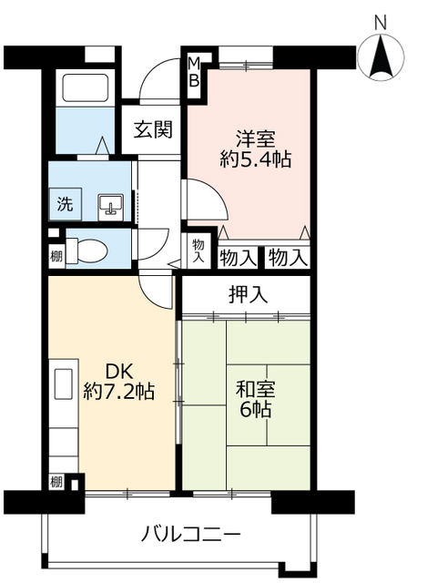 ＵＲ京都十条の間取り