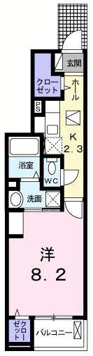 コンコード Bの間取り