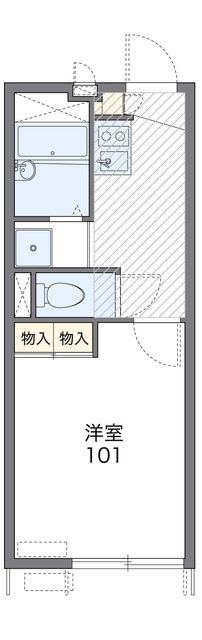 野田市山崎のアパートの間取り