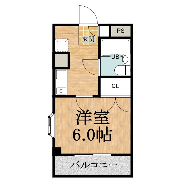 【千葉市緑区古市場町のマンションの間取り】