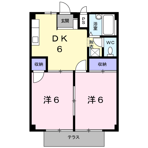 メゾンド江藤の間取り