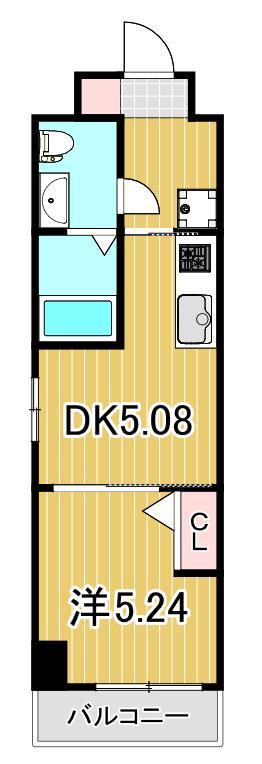 ペアパレス六町２号館の間取り