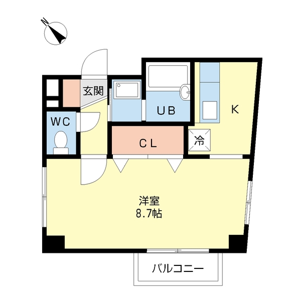 エスコート南浦和の間取り