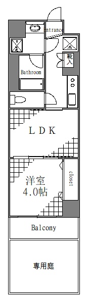 墨田区堤通のマンションの間取り