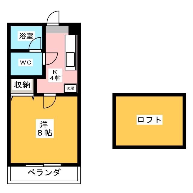 サンヴィアーレ松飛台の間取り