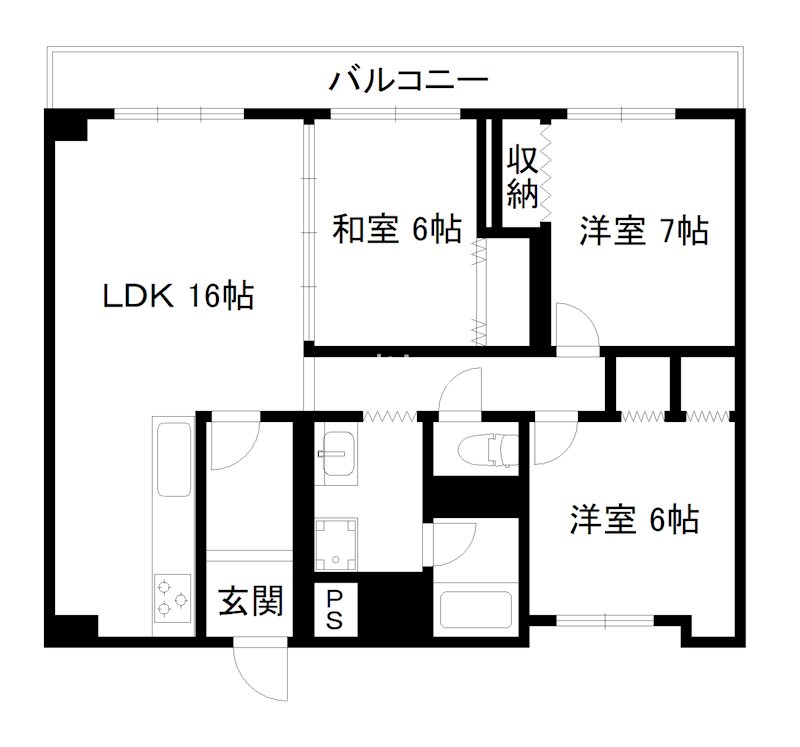 【グランフォルム清水別邸の間取り】