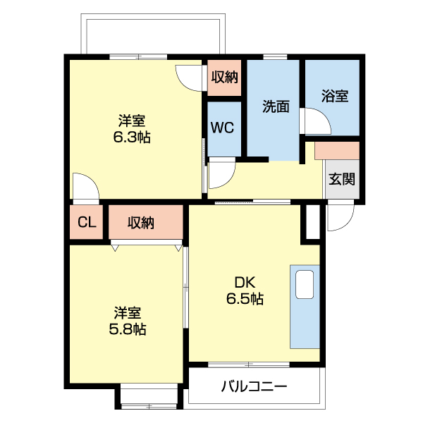 エクレールの間取り