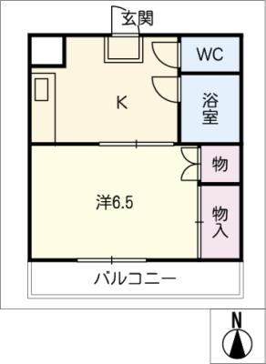 エステート大橋の間取り