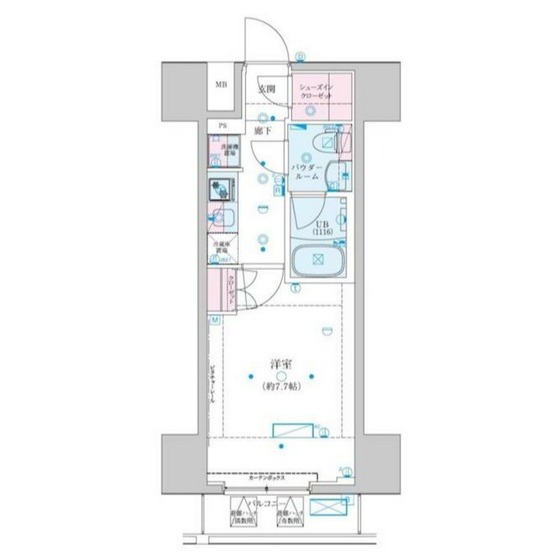 ＧＥＮＯＶＩＡ川崎ＶＩＩの間取り