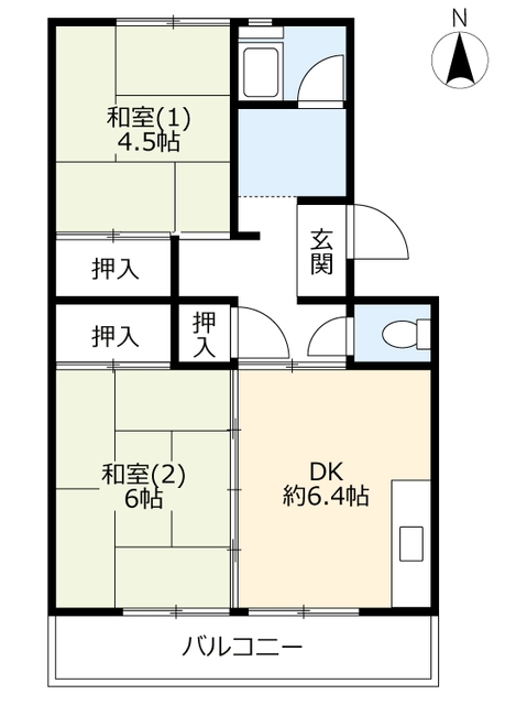 ＵＲ洛西新林の間取り