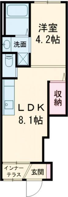 ラビエール長岡京IIの間取り