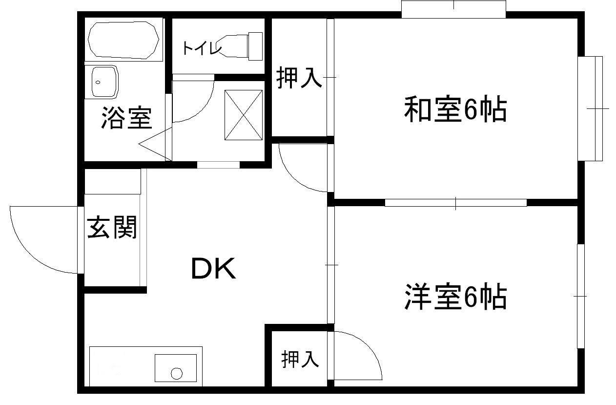 メゾンＯＫＡＺＡＫＩの間取り