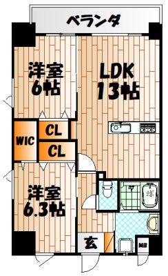 メディプラカーサの間取り